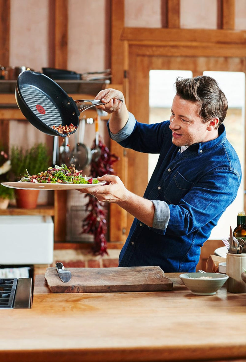 Tefal Jamie Oliver Gegoten Aluminium koekenpan 28 cm-Ayfema