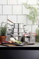 Cuisinox 4-delige kookpannenset rood-Ayfema