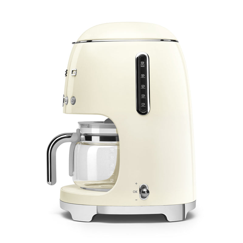 Smeg DCF02CREU – Filterkoffiemachine 50’s Style in crèmewit (10 koppen)