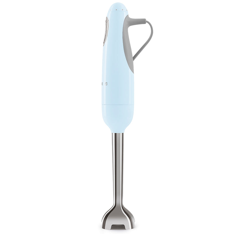 SMEG HBF11PBEU staafmixer in pastelblauw, 700W, met variabele snelheid en FlowBlend technologie