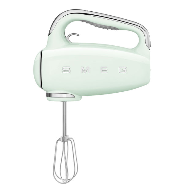 SMEG HMF01PGEU handmixer watergroen 250W met 9 snelheden, Turbo-functie, accessoires