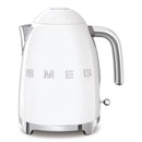 Tijdloze Smeg KLF03WHEU waterkoker in glanzend wit, 50’s retro design, 1,7 L 