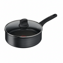 Tefal Titanium Fusion Hapjespan 24cm met deksel + inductie