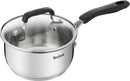 Tefal Cook & Cool Steelpan - 16cm - RVS met hittebestendige siliconen handgreep - Geschikt voor inductie - Ayfema.com
