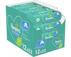 Pampers Fresh Clean Billendoekjes - 12 x 52 Doekjes-Ayfema