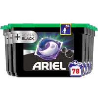 Ariel All-in-1 Pods+ Wasmiddelcapsules Revita Black 6 x 13 stuks